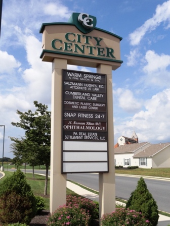 Lighted Pole Signs